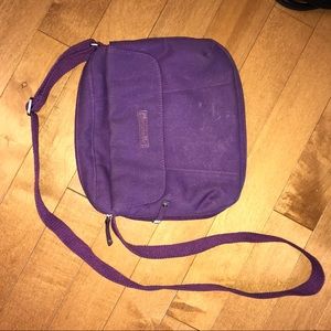 Timbuk2 purple canvas bike bag / crossbody